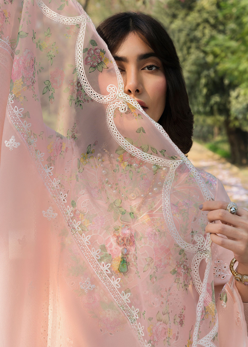Sardinia Floral Forest Luxury Lawn Suit