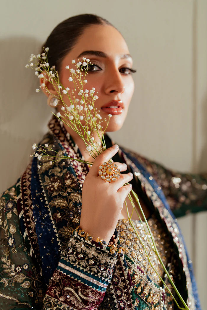 03-Piece Chiffon Suit With Heavy Embroidery | Unstitched