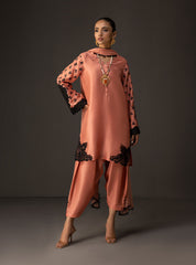 Peach Bloom Shamoze Silk 2 Tone