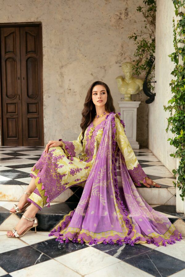 Jade Embroidered Floral Luxury Lawn Collection