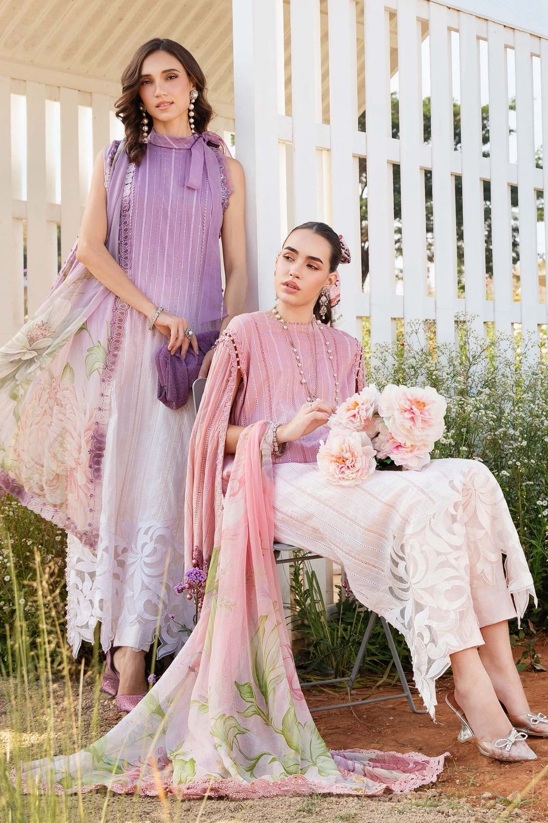 Maria B M Print Summer Lawn Chikankari Collection