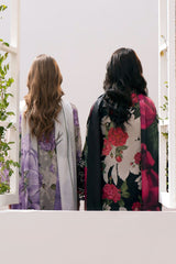 3 piece unstitched lawn digital printed suit - Kapra Collection