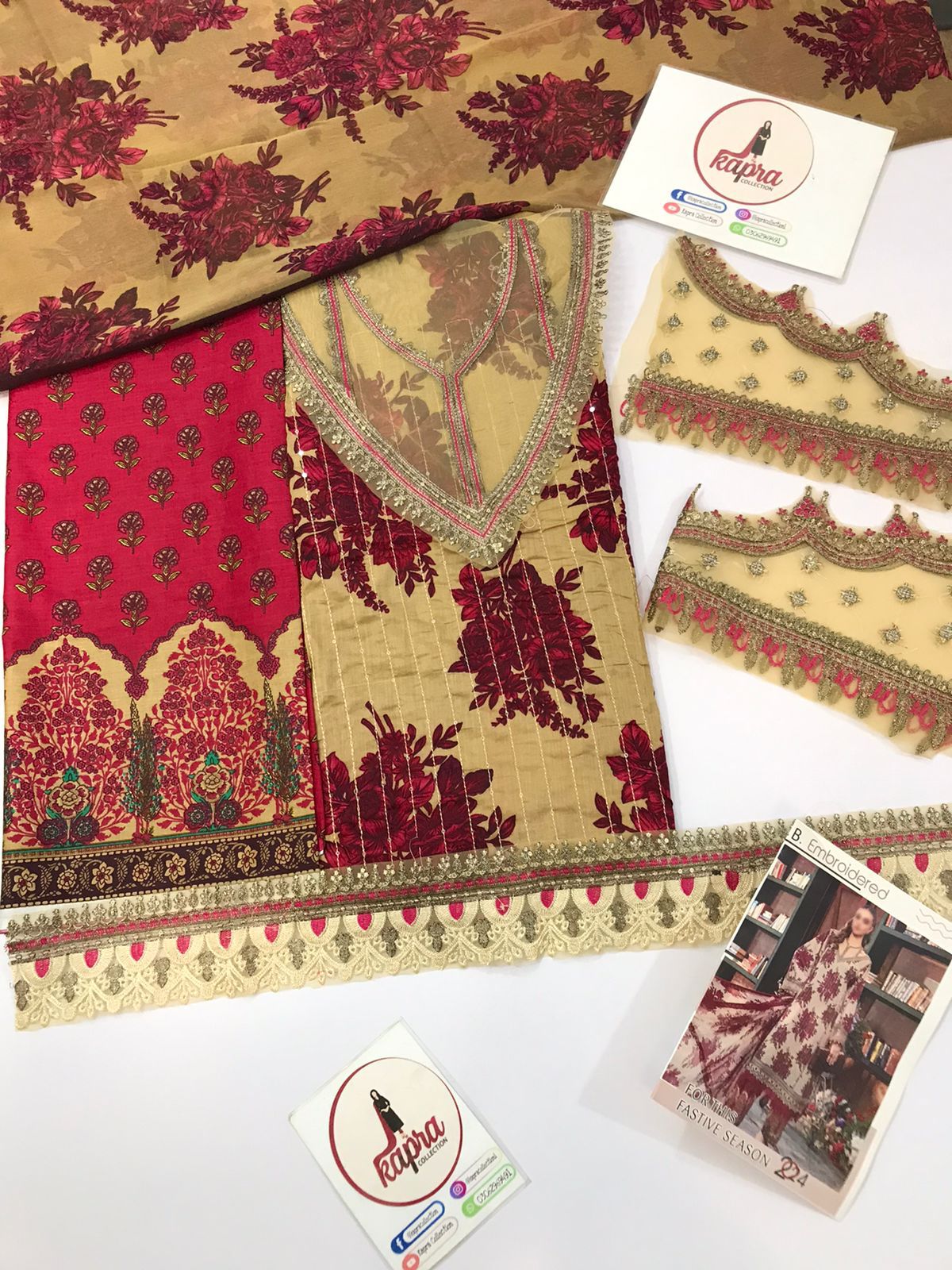 Lawn  for women clothing (UNSTITCHED) by Kapra Collection - Kapra Collection