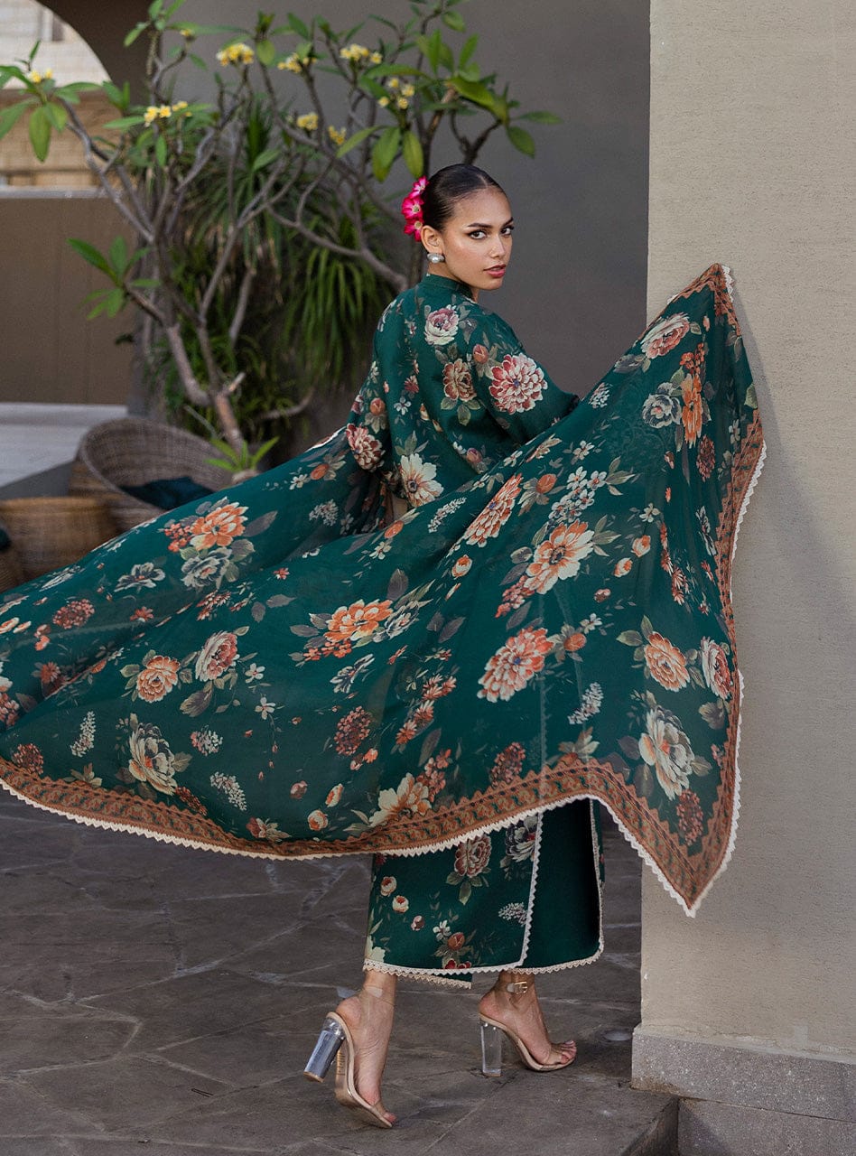 Lawn 3Piece Unatitched Dress