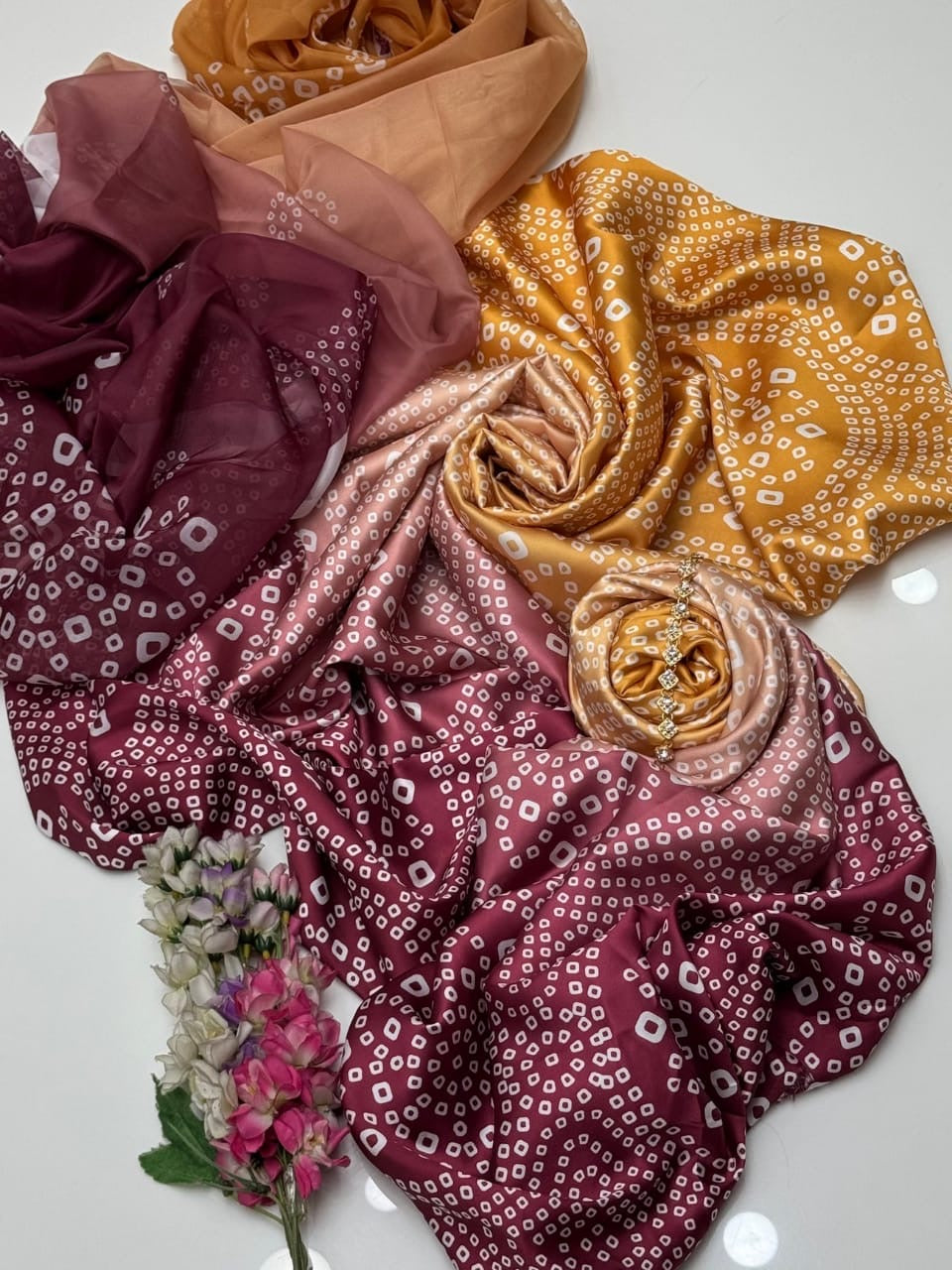 Shamoze Silk Chunri Digital Printed 3piece