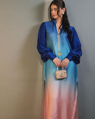 Shamoze silk blue & pink