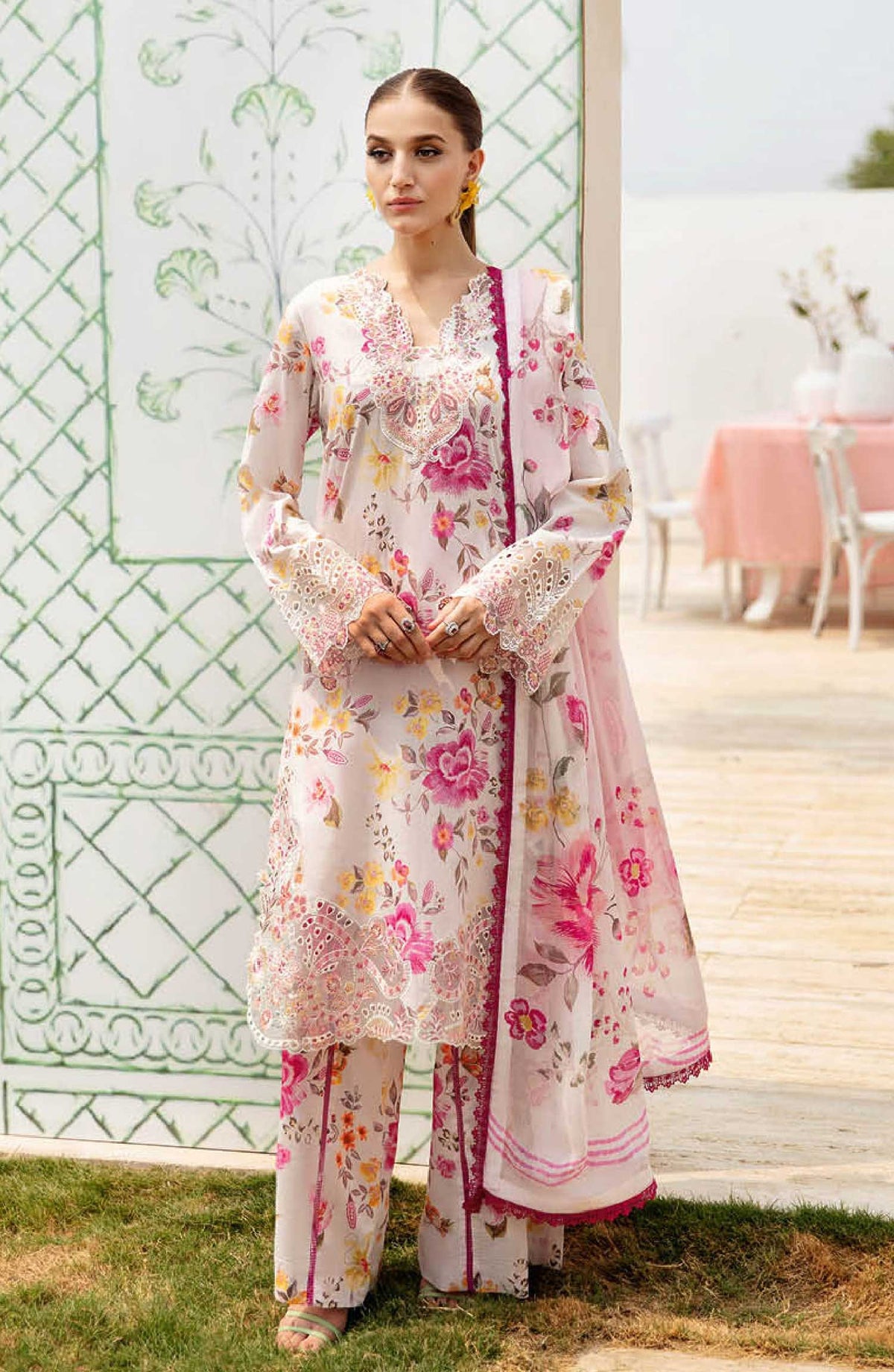 Ramsha Lawn 3Piece Dress