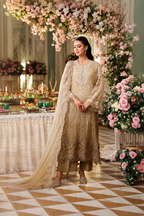 Sabeen – Maria.B Inspired Embroidered Chiffon 3 Piece Suit | Unstitched