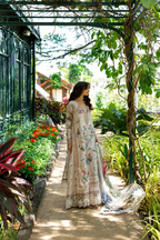 Iffat – Thread & Sequin Embroidered Lawn 3 Piece Suit | Unstitched