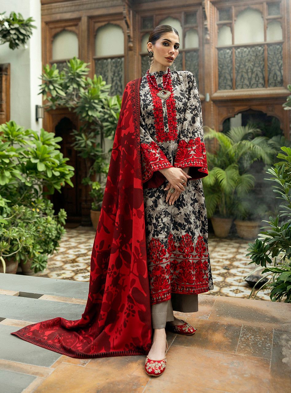 Zainab chottani printed lawn unstitched - Kapra Collection
