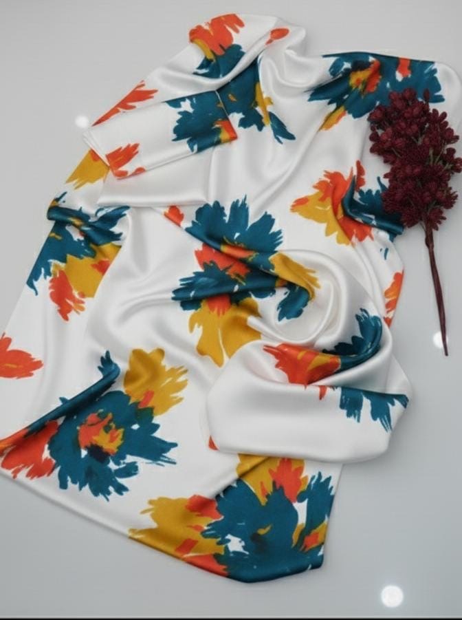 Shamoze Silk Digital printed 3Piece Dress