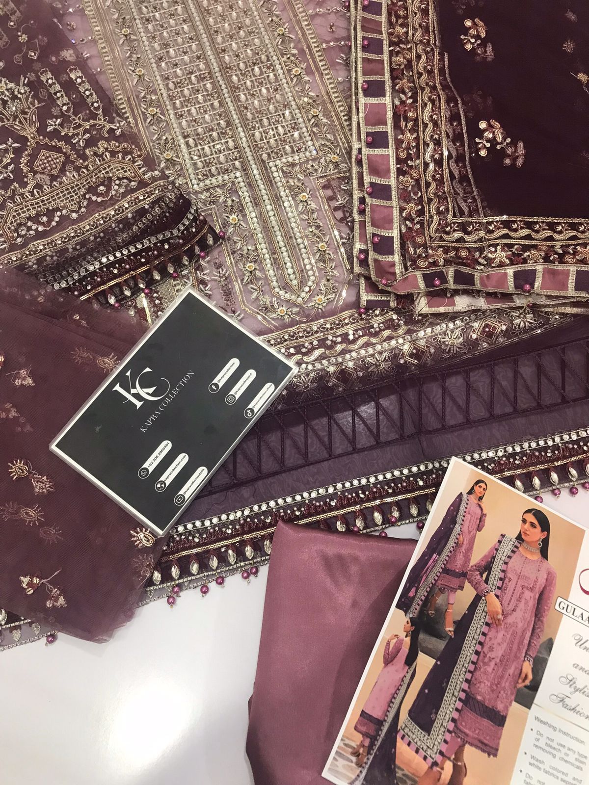 Fromal Net Embroidered (UNSTITCHED) by Kapra Collection - Kapra Collection