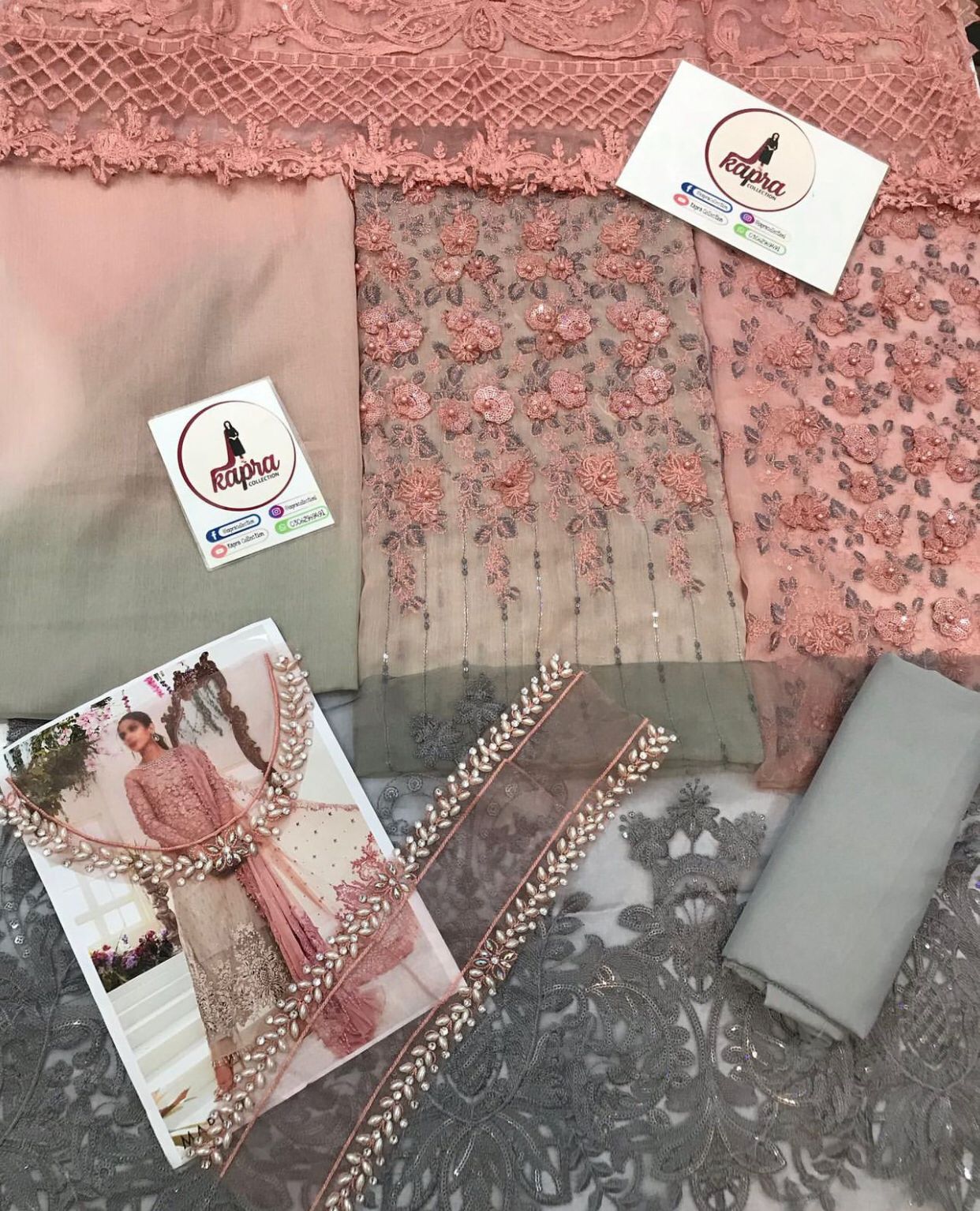 Chiffon for women clothing (UNSTITCHED) by Kapra Collection