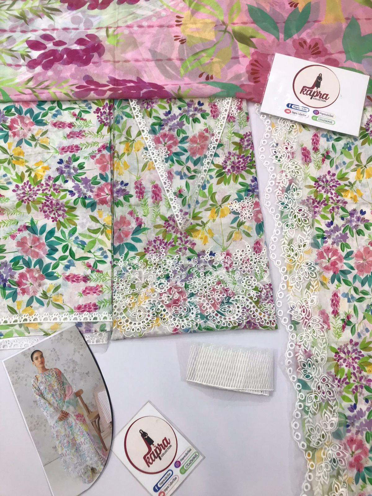 Lawn for women clothing (UNSTITCHED) by Kapra Collection - Kapra Collection
