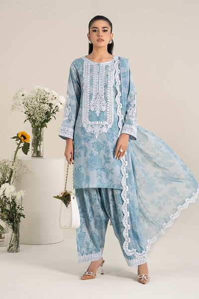 3 Piece Unstitched Lawn Dres