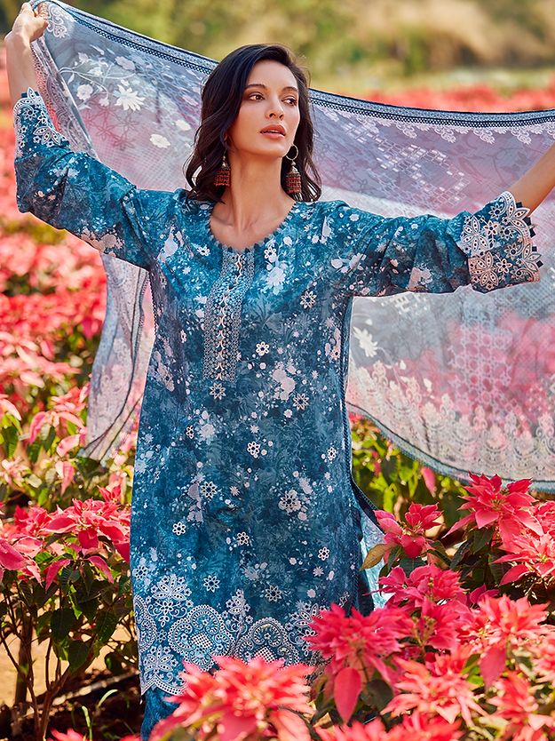 Image Chikankari Embroidered Lawn Collection Replica - Kapra Collection