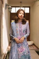 Luxury embroidered grey lawn collection unstitche - Kapra Collection