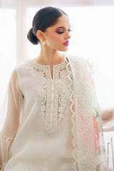 BAROQUE LUXURY ORGANZA 3PIECE  UNSTITCHED DREES