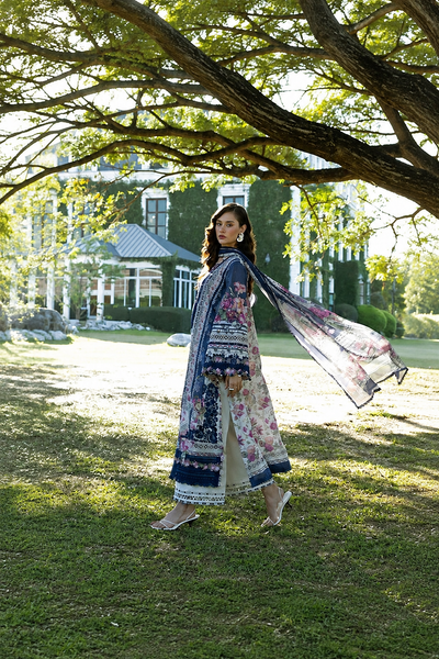Narmeen – Elaaf Inspired Navy Lawn Suit