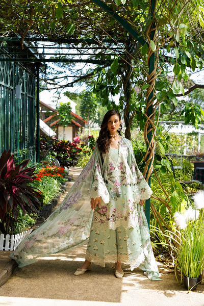 Aiza – Elaaf Inspired Mint Lawn Suit