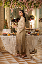Sabeen – Maria.B Inspired Embroidered Chiffon 3 Piece Suit | Unstitched