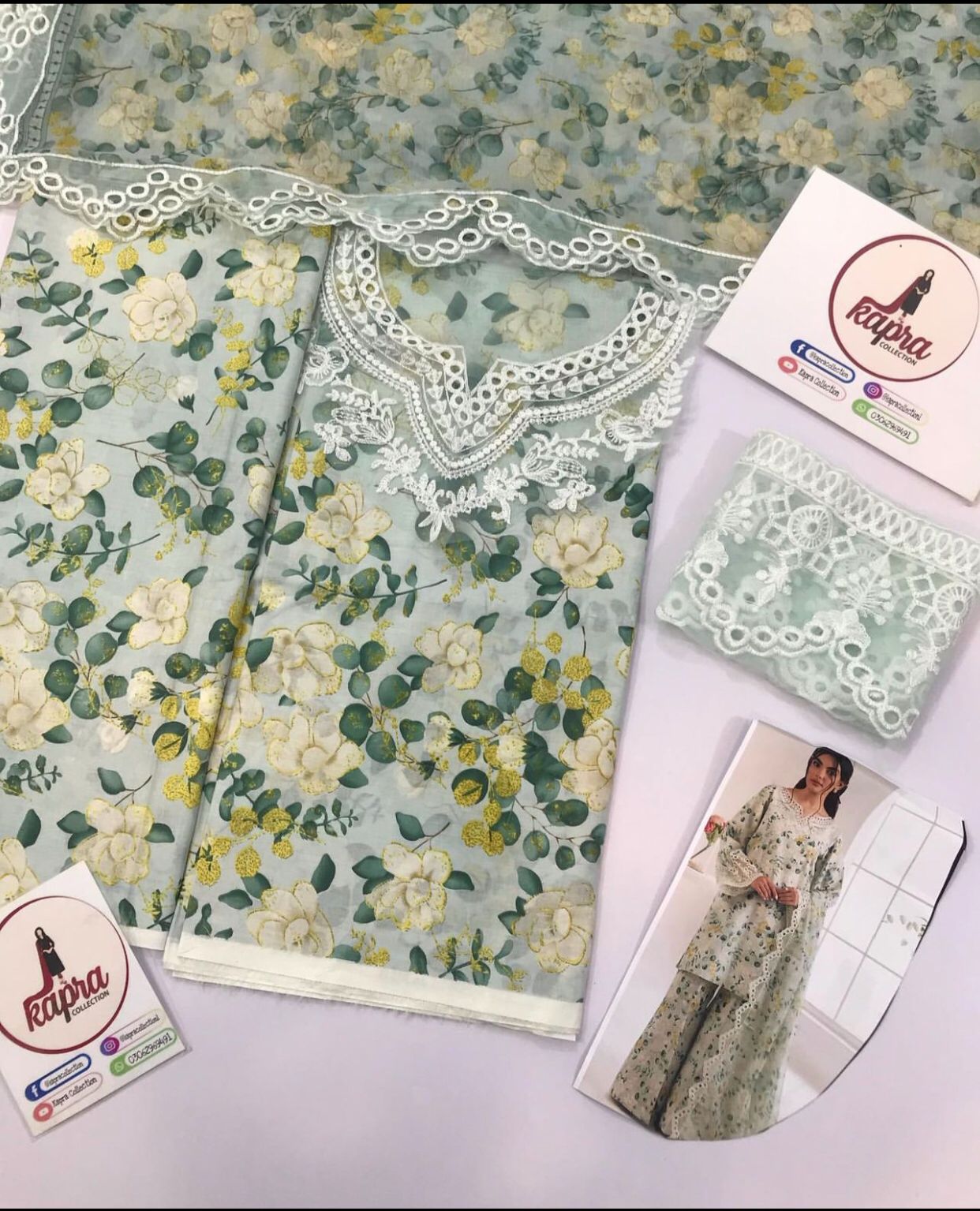 Lawn for women clothing (UNSTITCHED) by Kapra Collection - Kapra Collection