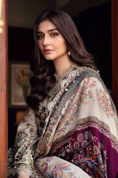 3 piece unstitched lawn digital printed suit - Kapra Collection