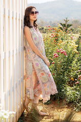 Lawn 3 piece unstitched printed suit - Kapra Collection