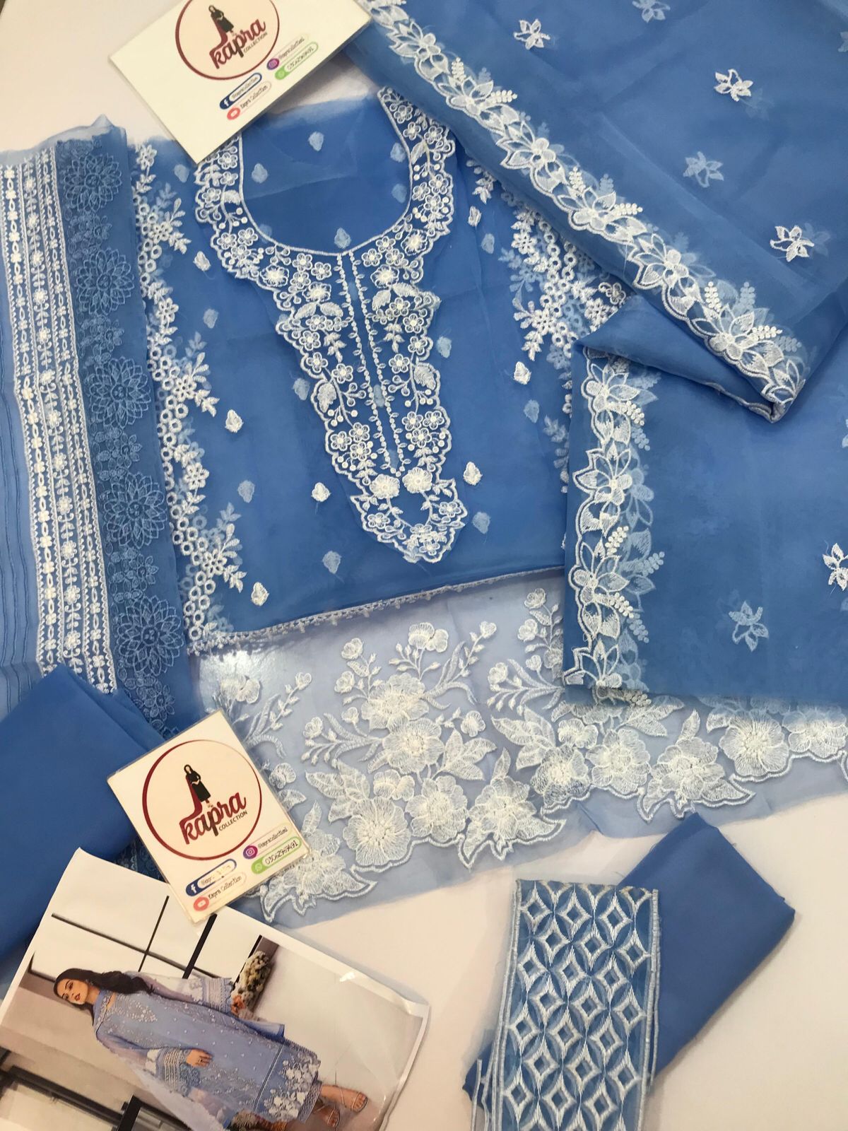Organza for women clothing (UNSTITCHED) by Kapra Collection - Kapra Collection