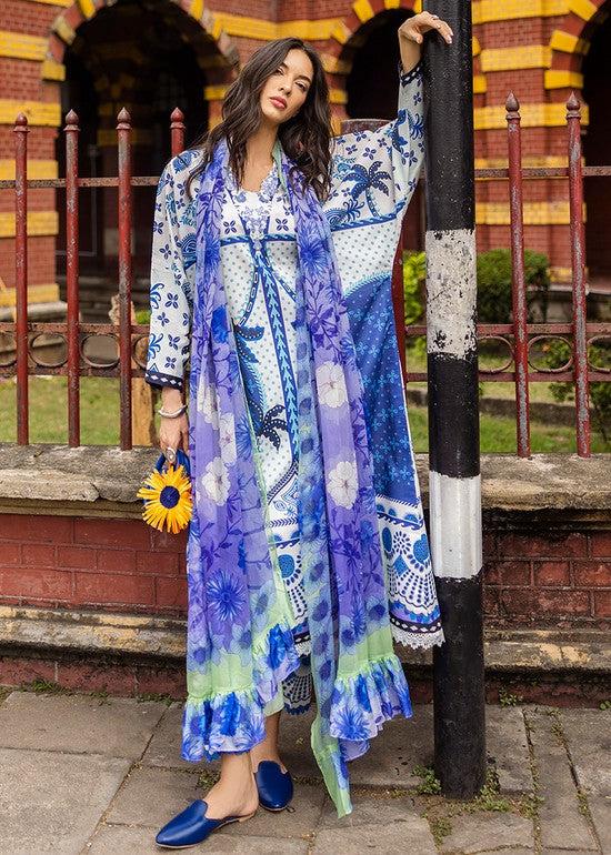 Mushq Blue Digital Printed Lawn Collection