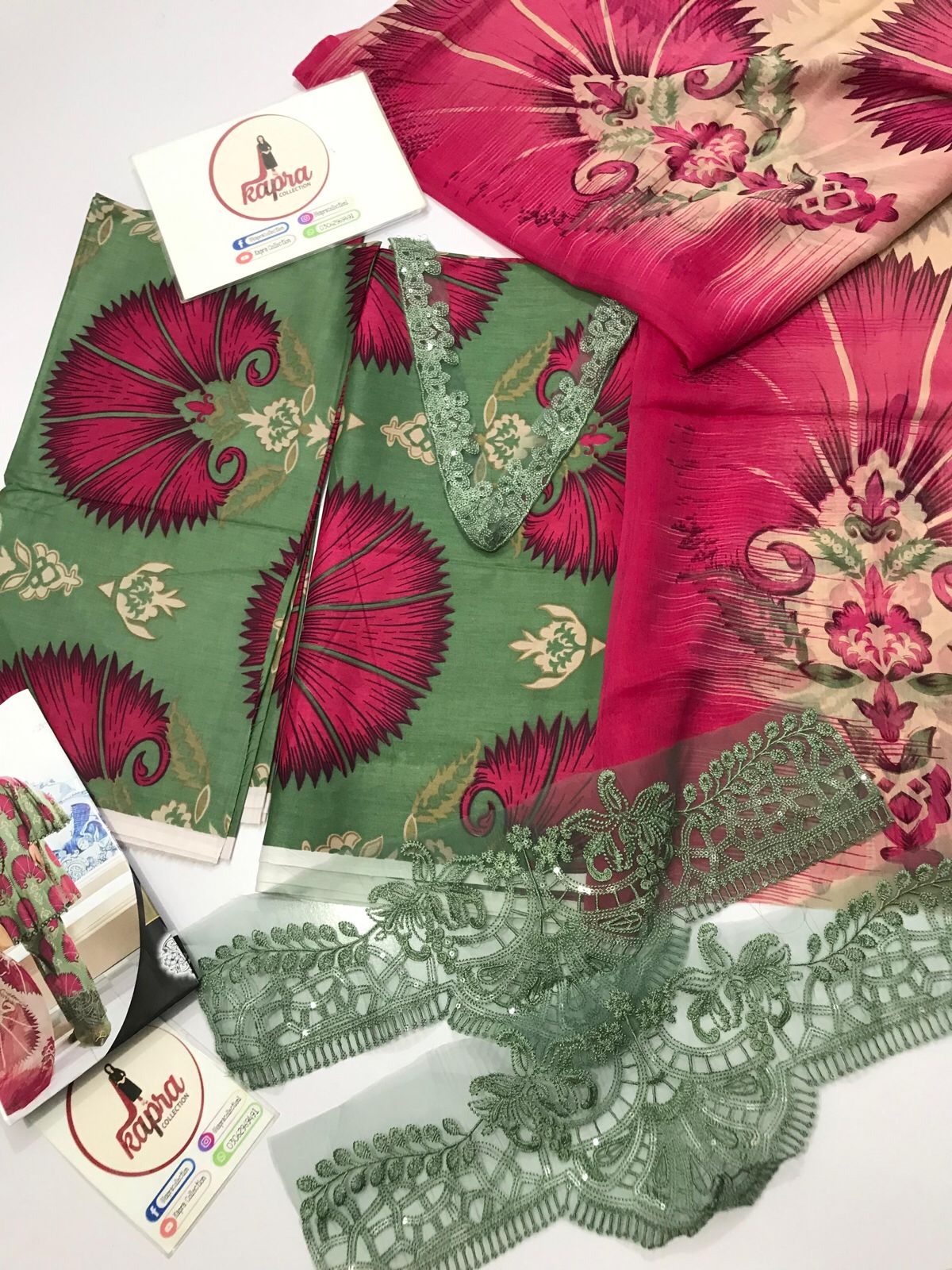 Lawn m print for women clothing (UNSTITCHED) by Kapra Collection - Kapra Collection