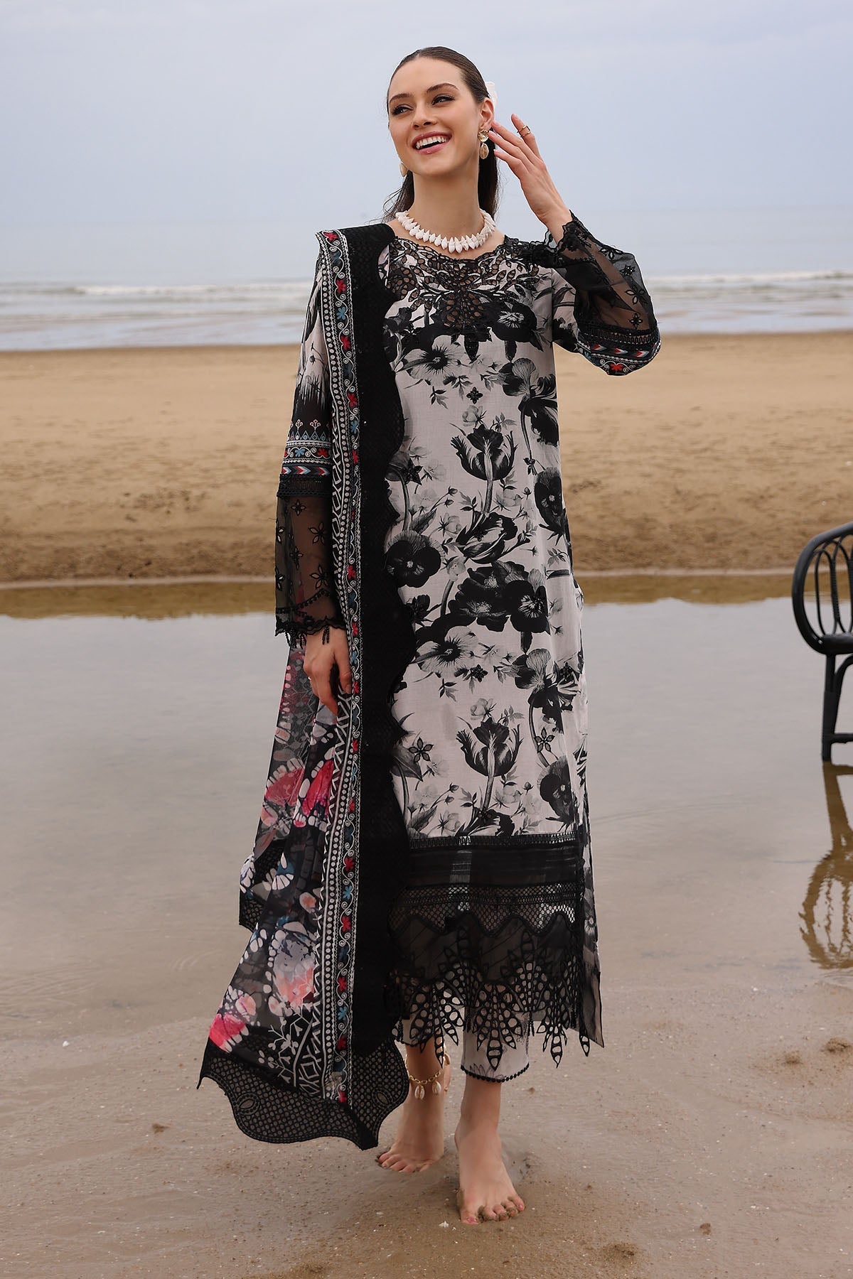 Nureh Lawn Unstitched Dress