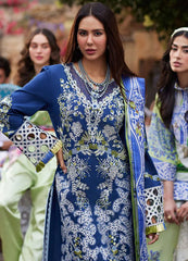 Luxury embroidered lawn summer  collection replica unstitched - Kapra Collection