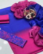 Fuchsia sapphire Shamoze Silk 2 Tone