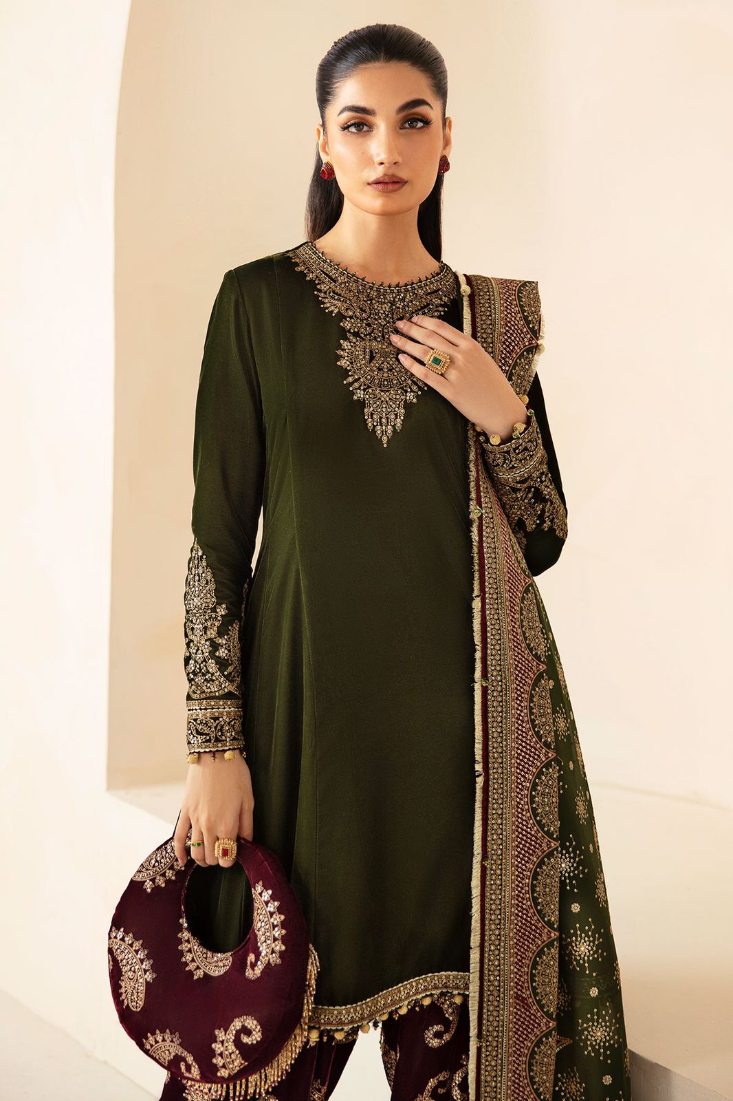 Velvet for women clothing (UNSTITCHED) by Kapra Collection - Kapra Collection