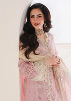 03-Piece Embroidered Lawn Suit With Jacquard Dupatta | Unstitched
