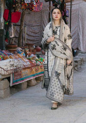 Luxury embroidered lawn summer  collection replica unstitched - Kapra Collection