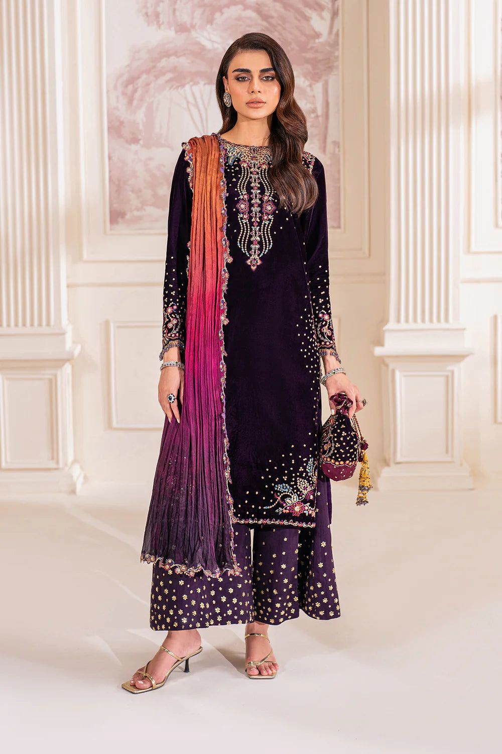 Velvet for women clothing (UNSTITCHED) by Kapra Collection - Kapra Collection