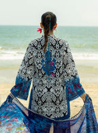 Zc lawn 3piece Unstitched Dress