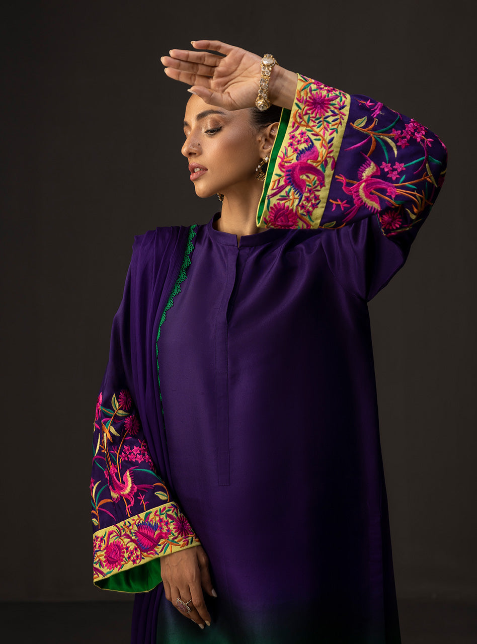 Amethst symphony Shamoze Silk 2 Tone