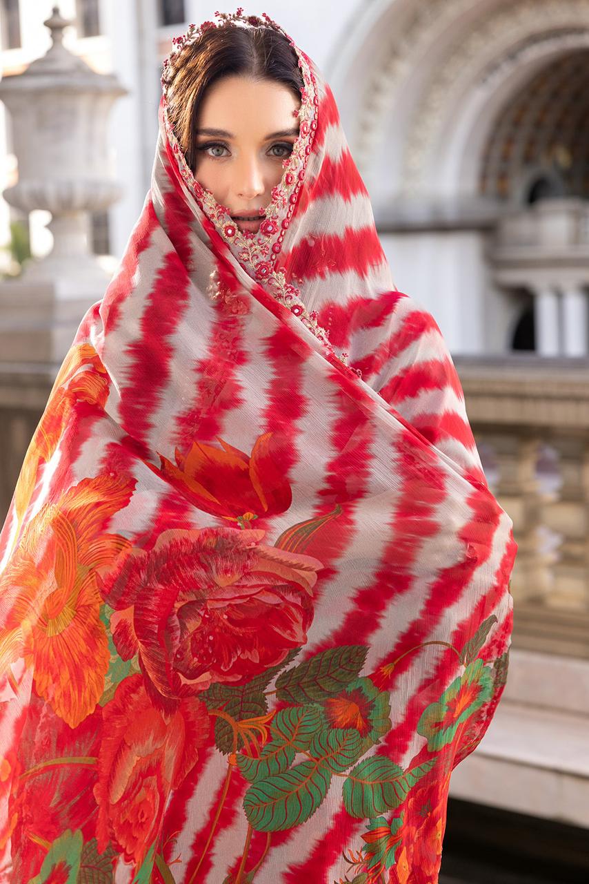 Charizma Embroidered lawn 3piece unstitched dress