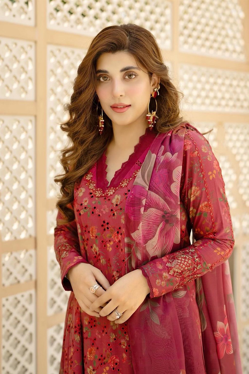 Lawn Embroidered 3 piece Dres Mehron