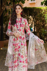 Iznik Embroidered lawn collection replica - Kapra Collection