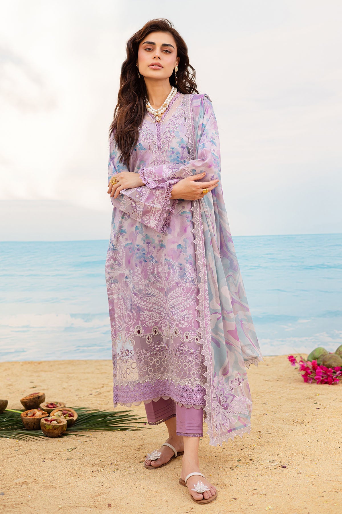 Nureh Lawn Digital Printed Dress