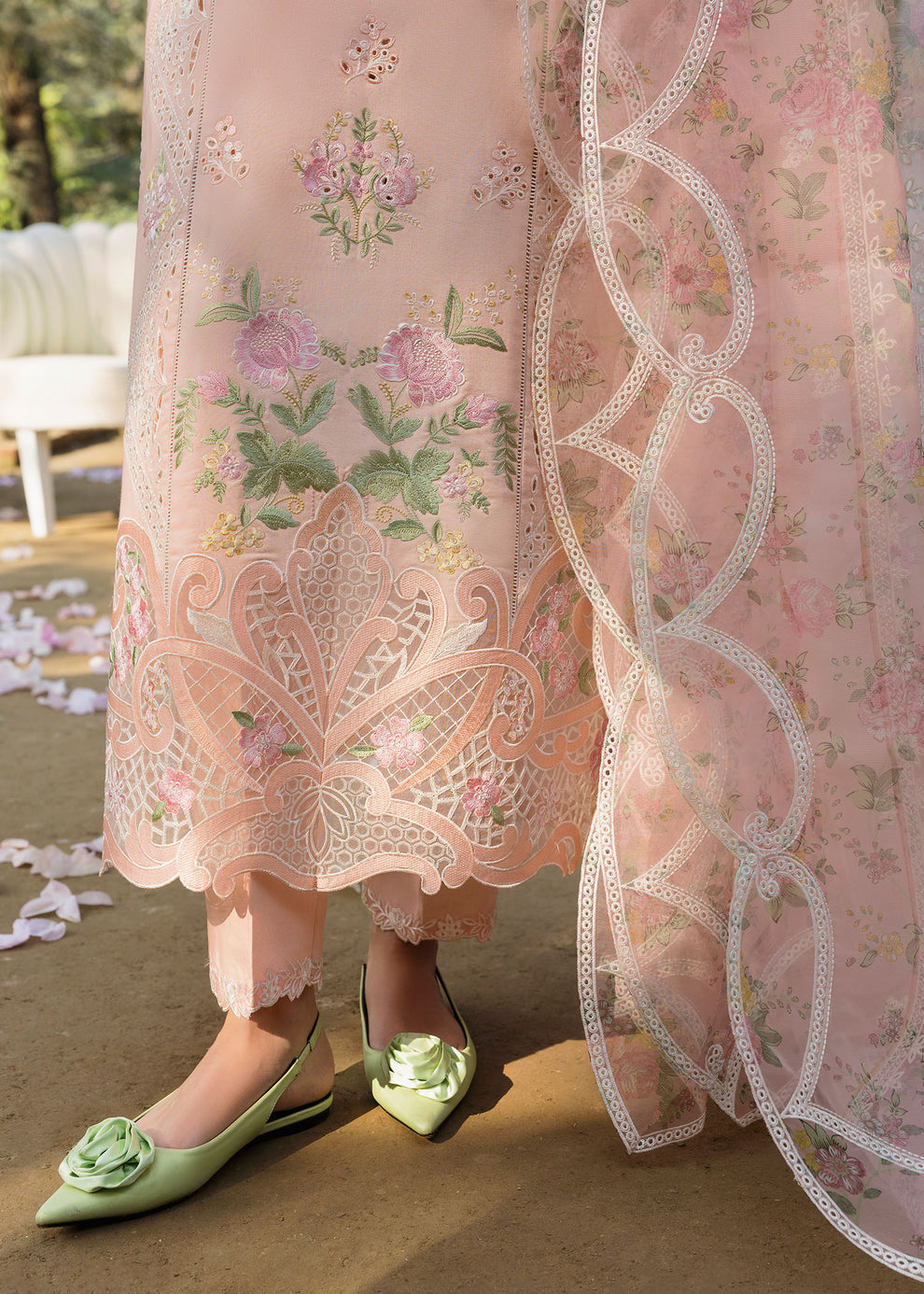 Sardinia Floral Forest Luxury Lawn Suit