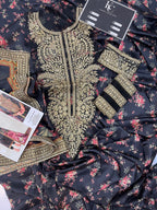 Jazmin Shamoze Silk 3Piece unstitched Dress