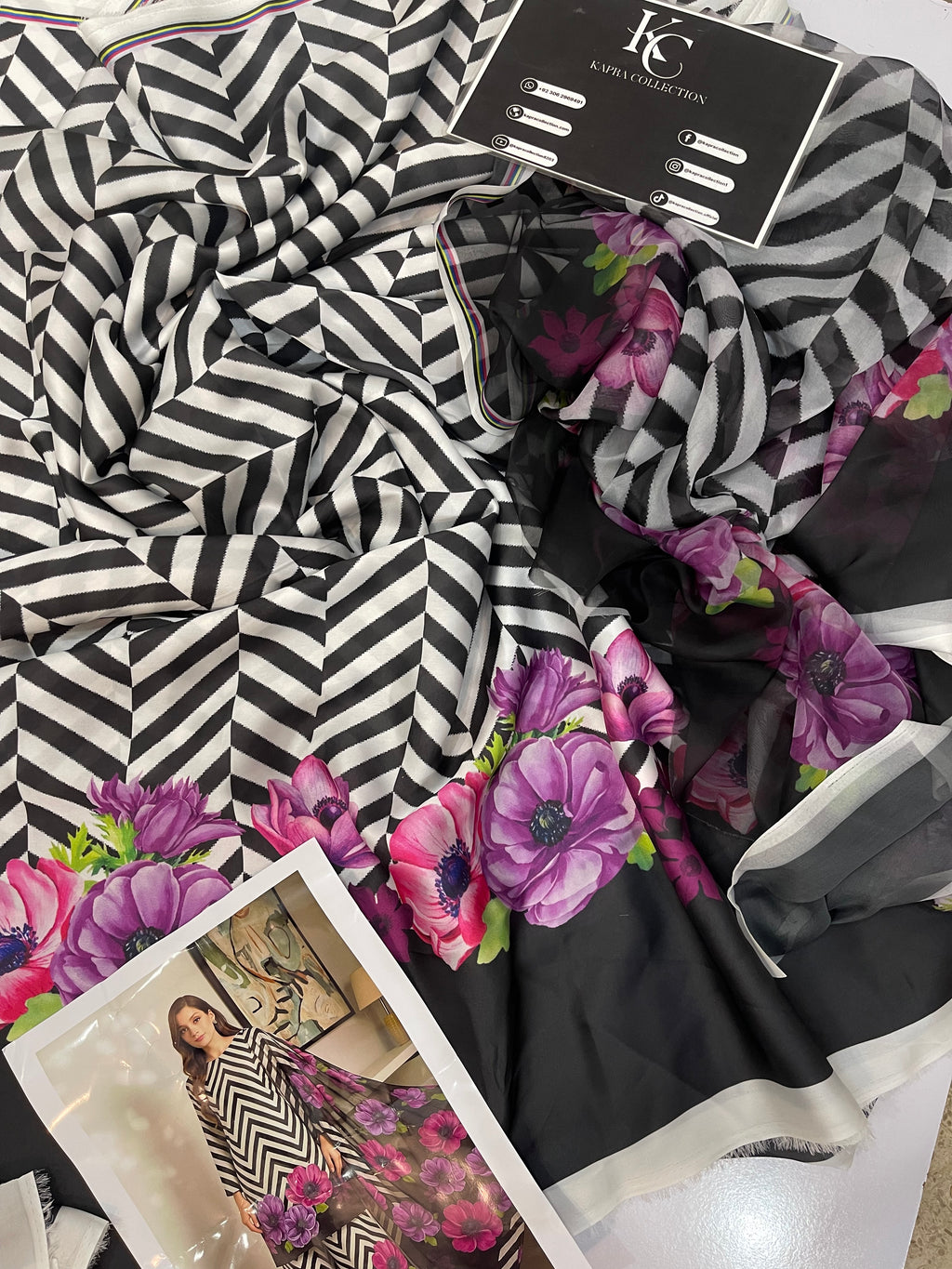 Shamoze Silk Digital printed