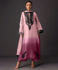 Silk pink Digital Printed Dres Latest Trend