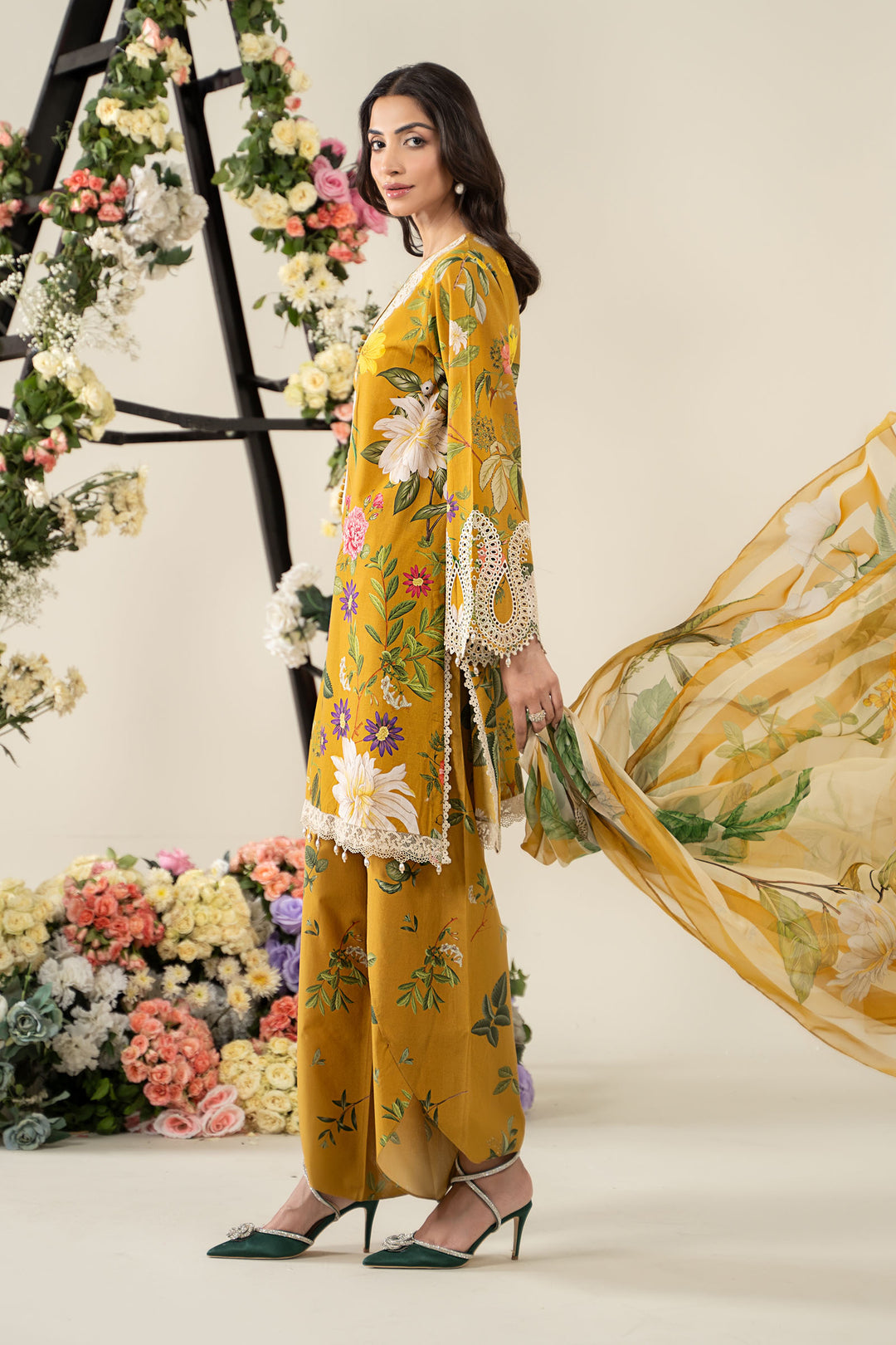 M print Lawn Unstitched Mastrd Dres