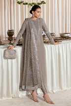 Lucent Raw Silk Grey - Kapra Collection